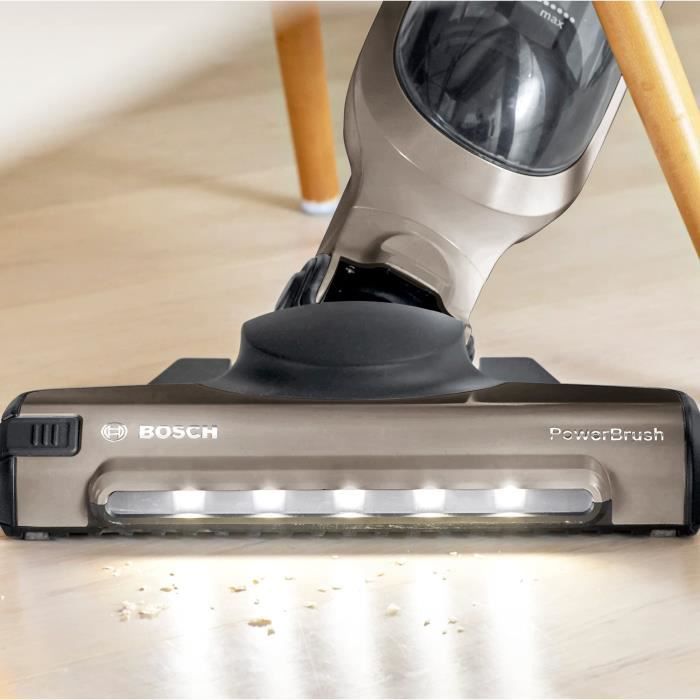 Bosch bbh3all23 Wireless broom vacuum cleaner 2en1 and flexxo multifunction - 2 speeds - 23v - 50 minutes of autonomy - metallic champagne