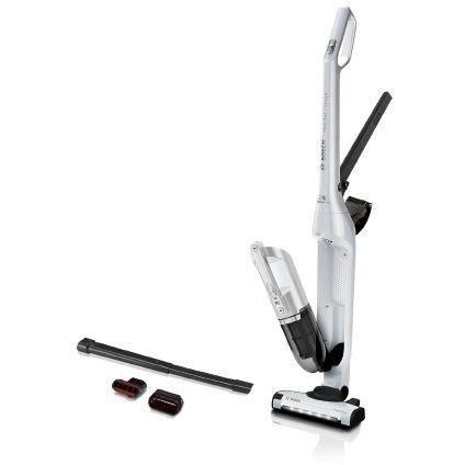 Bosch BBH3ALL28 Wireless broom vacuum cleaner 2N1 and Flexxo multifunction - 2 speeds - 28 V - 55 min of autonomy - Metallic white