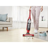 BOSCH BBH3ZOO28 Flexxo Zoo'o 2in1 cordless and multifunction broom vacuum cleaner - 2 speeds - 28 V - 55 mins runtime - Red