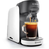 Multi -BOISH MULTI -BOISCH COFFER MACHINE - TAS16B4 - TASSIMO T16 Finesse - 40 Drinks - Removable water tank 0.7L - White