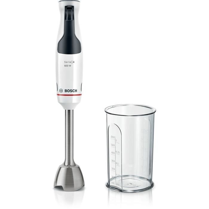 BOSCH hand blender - ErgoMaster Series 4 - 600 W motor - 4 QuattroBlade blades