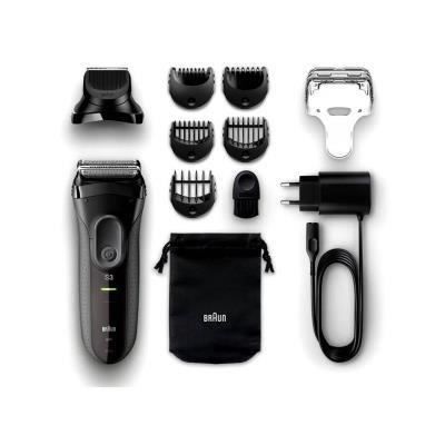 BRAUN SERIES 3 SHAVE & STYLE 3000BT Electric Shaver with Beard Trimmer - Black