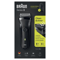 Braun Series 3,301S Black wireless razor