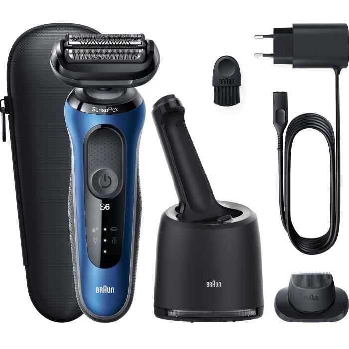 Electric razor with precision mower Braun Series 6 61 -B7200cc - Smartcare center, blue