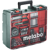 METABO Drill driver with 2 batteries 18 V 2 Ah Li-ion and a box of 73 accessories