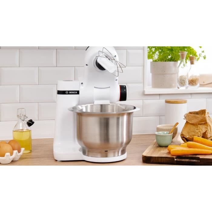 Compact and multifunction pastry robot KITCHEN MACHINE BOSCH Serie 2 - 700W - 3.8L - White