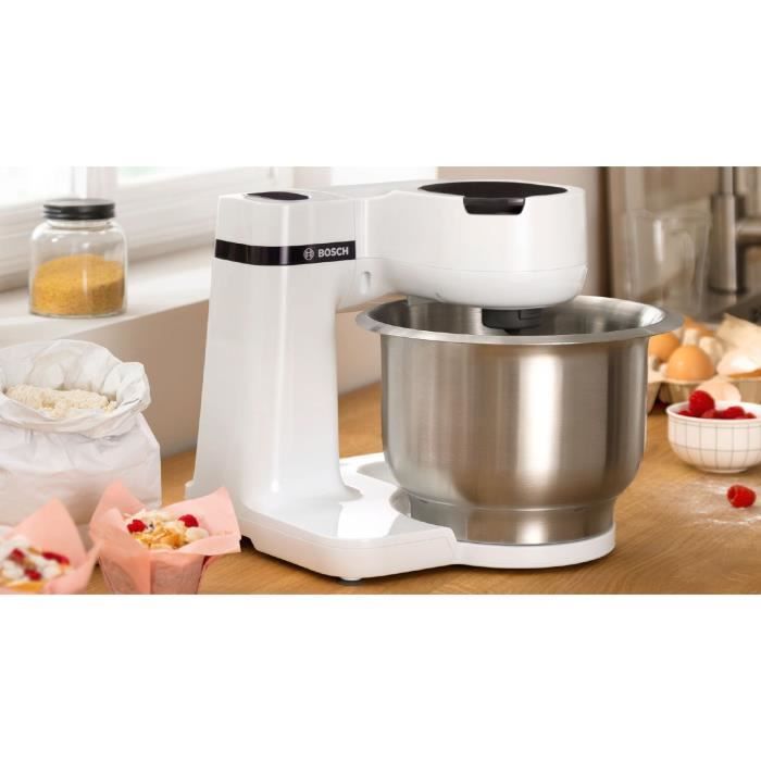 Compact and multifunction pastry robot KITCHEN MACHINE BOSCH Serie 2 - 700W - 3.8L - White