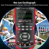 Digitalt oscilloskop multimeter, realtidsprovningstakt, sann RMS