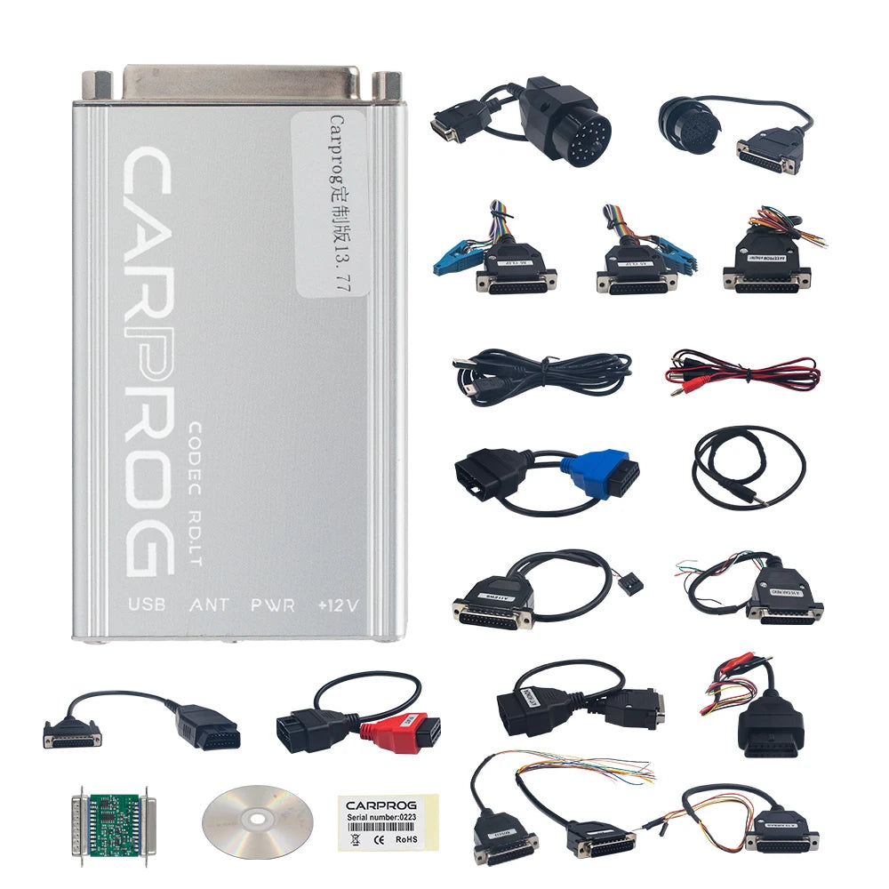 Carprog V1377 Online Programmer, Auto Nøgleprogrammer, Ecu Chip Omdrejningsreparationsværktøj