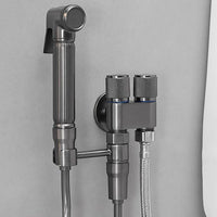 Bidet-Armatur-Set, Doppelnutzung, Wandmontage