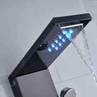 Shower Panel, LED Light, Massage Jet
