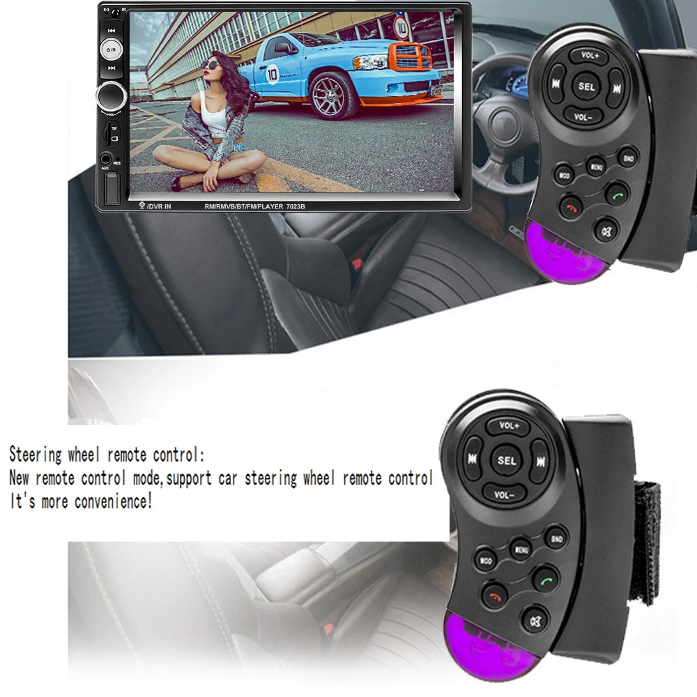 Sistem audio pentru mașină, player multimedia, ecran tactil HD