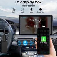 CarPlay Wireless Adapter, Plug and Play, OEM Wired Compatibility