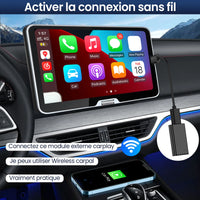 CarPlay Wireless Adapter, Plug and Play, OEM Wired Compatibility