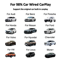 CarPlay Android Auto AI Boks, Trådløs Forbindelse, Tilslut og Afspil