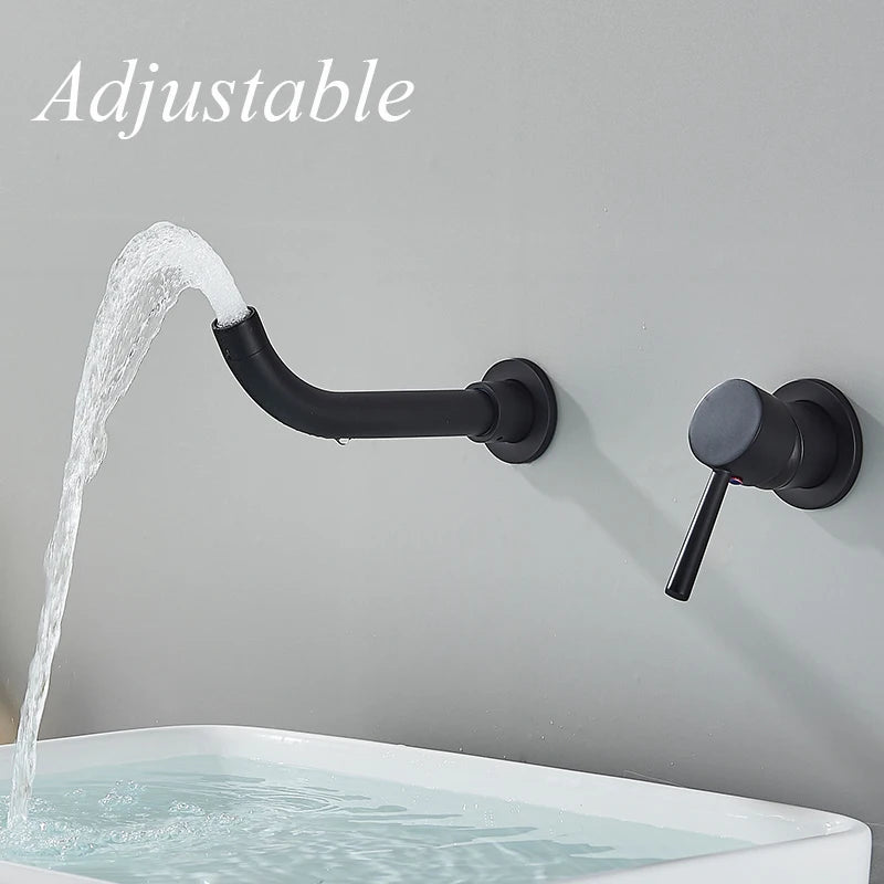 Bathroom Basin Faucets, Concealed Cartridge, Split Type