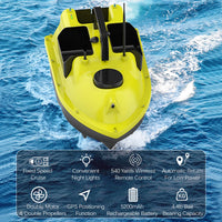 GPS Fishing Bait Boat, Automatic Bait Boat, 400-500M Remote Range