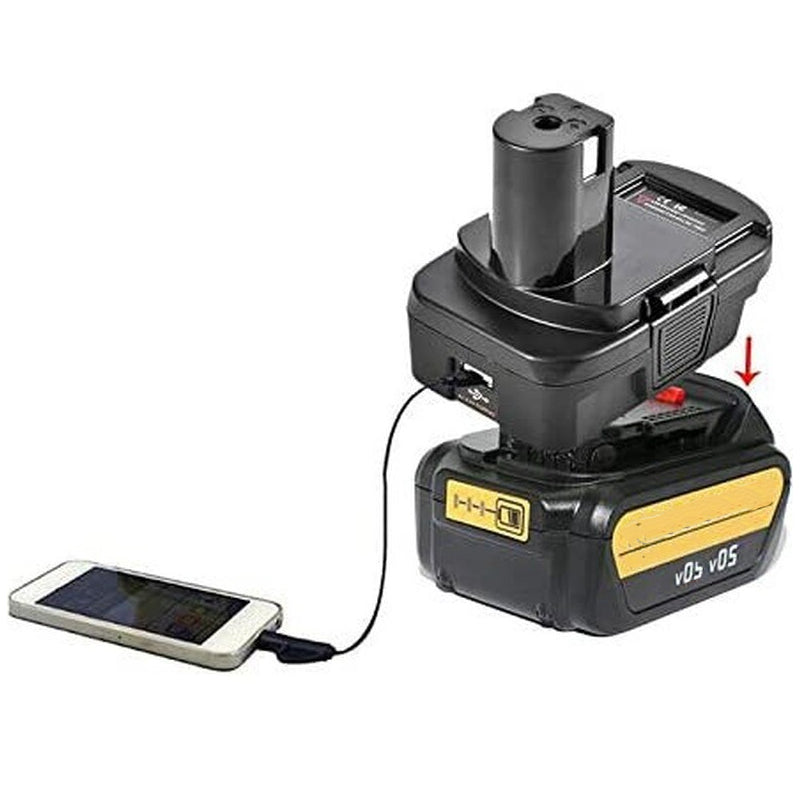 RYOBI 18-V-Batterie-Konverter-Adapter – Dewalt/Milwaukee 20 V Li-Ion Con