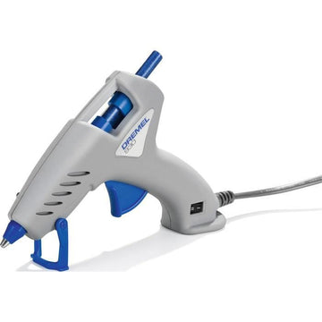Dremel 930 Hot glue pistol - Kit with 2 heating temperatures with 18 glue sticks 7mm