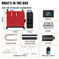 Diesel Air Heater, 12V/24V, All In One Car Heater