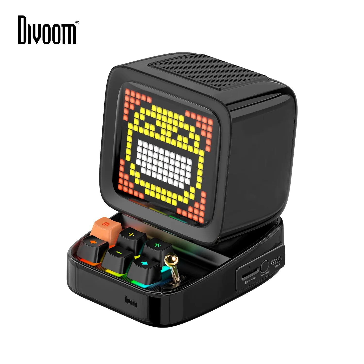 Bärbar högtalare, Retro Pixel Art, Bluetooth