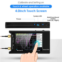 Vector Network Analyzer, 4-inch LCD Touchscreen, Frequency Range 10KHz-15GHz