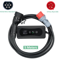 EV Charger Type 2, 11KW Fast Charging, Portable Wallbox
