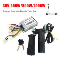 Electric Bicycle Controller, Brushed Motor, Twist Grips Kit