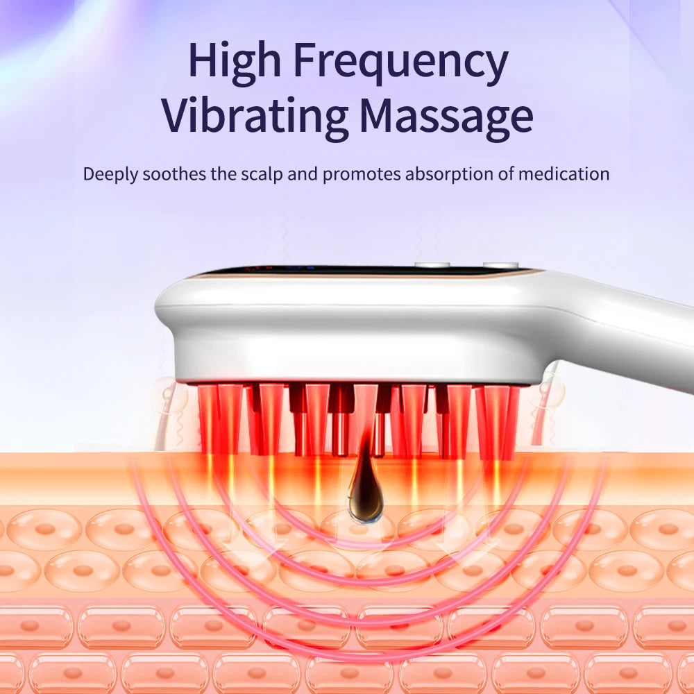 Hair Growth Comb, Infrared Laser Treatment, Anti-Hair Loss