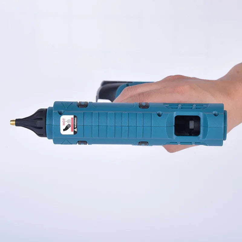 Electric Hot Melt Glue Gun, Cordless Operation, Compatible with 18V Makita Lithium Battery