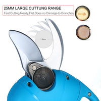 Pruning Shears, Cordless, Rechargeable Lithium Battery