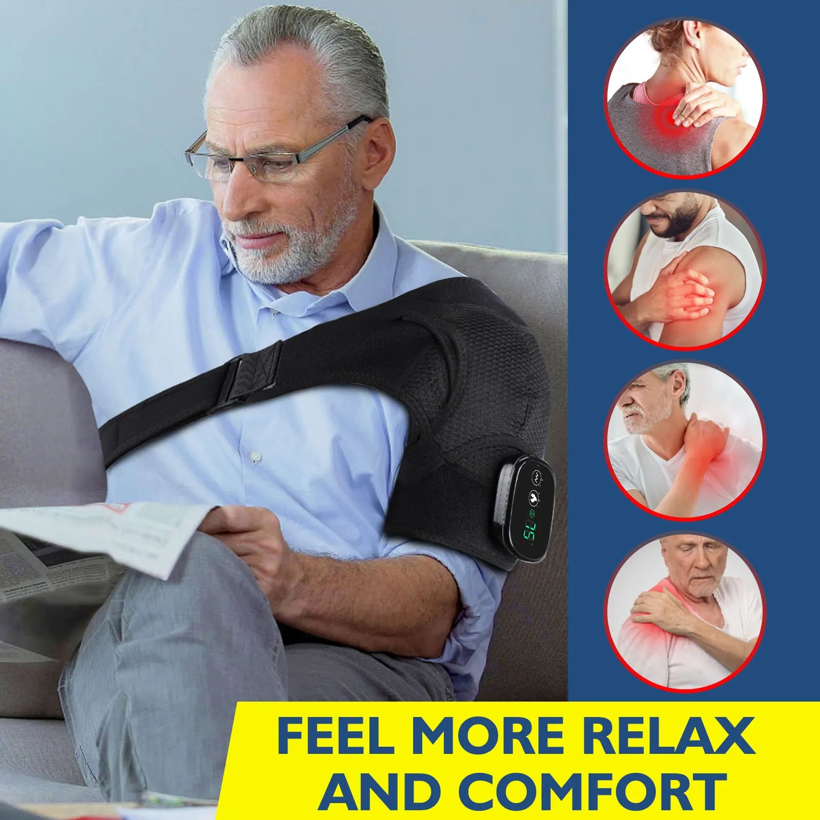 Shoulder Knee Massager, Pain Relief, Thermal Physiotherapy