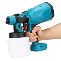 Cordless Paint Sprayer, Rechargeable, Makita 18v Battery