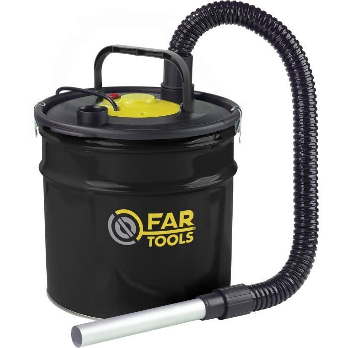 Fartools Pro - AMF 18b ash vacuum cleaner - Metal tank - 18L (delivered with filter)