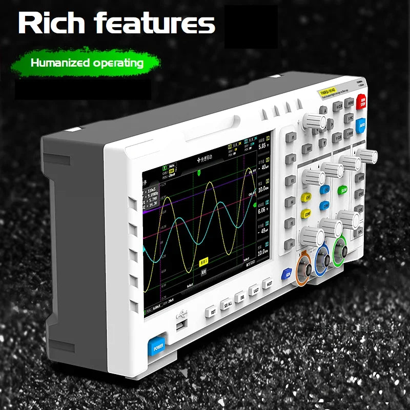 Digitale Oscilloscoop, Dubbele Kanaal Invoer, 100MHz Bandbreedte