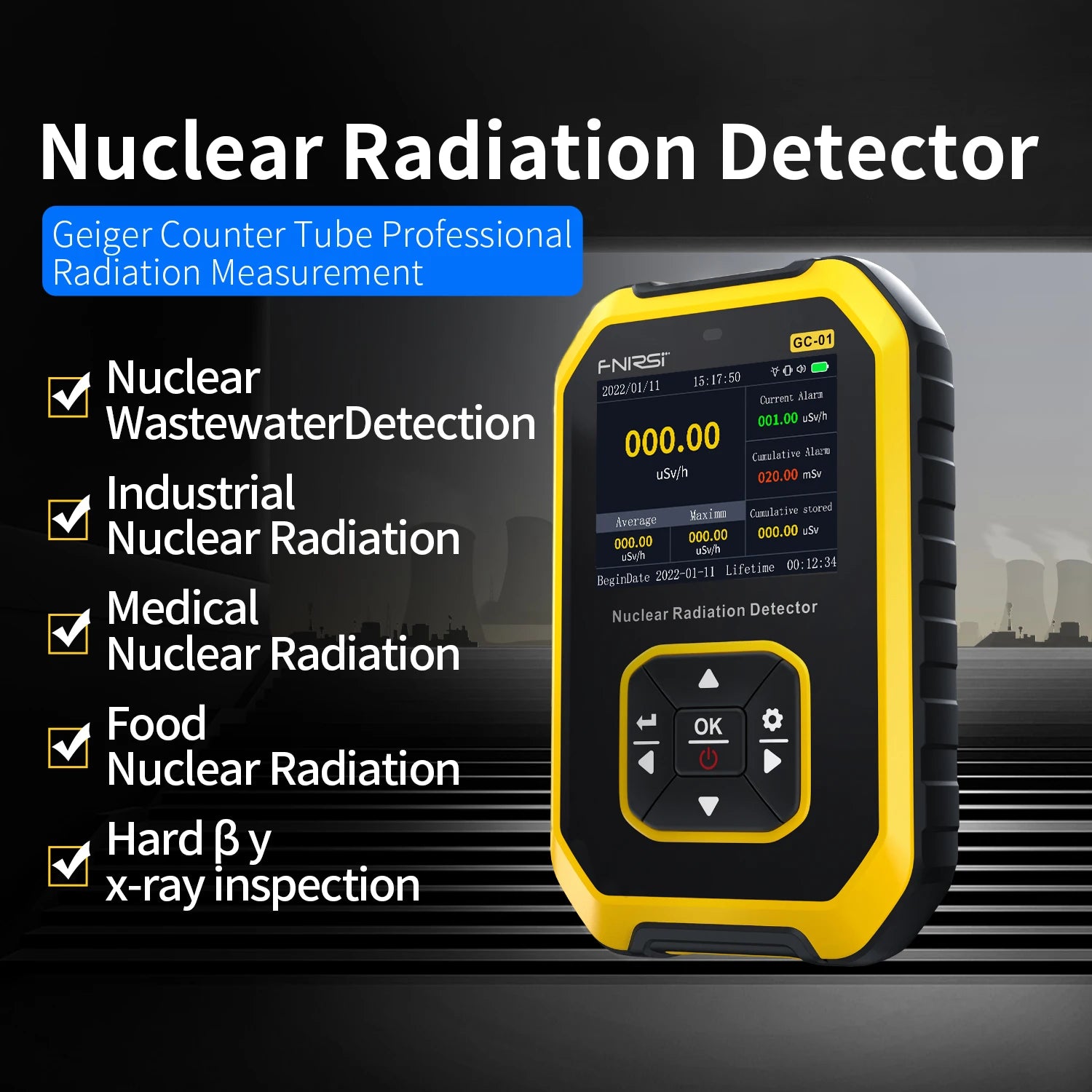 Geigerzähler, nukleare Strahlungserkennung, persönlicher Dosimeter