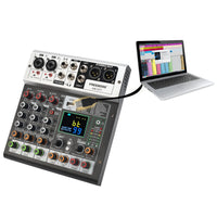 Consola de mixaj, 4 canale, sunet Bluetooth