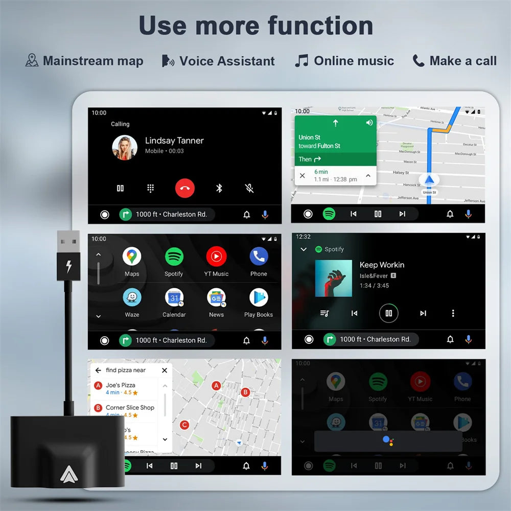 Carplay Dongle, Wireless, Plug and Play