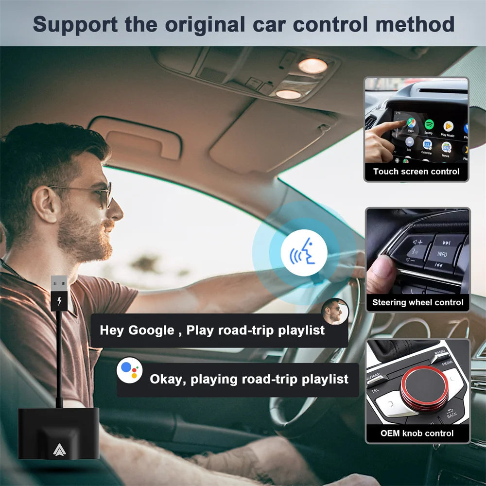 Dongle Carplay, Wireless, Conectare și Utilizare