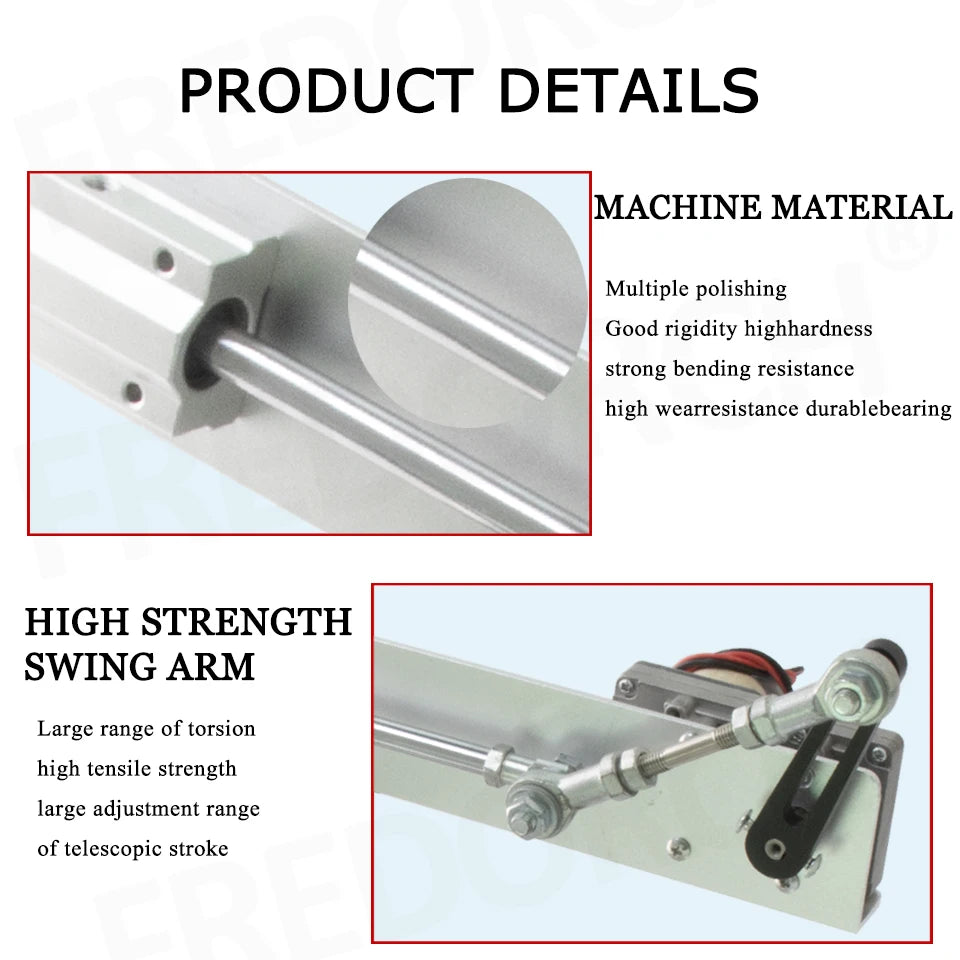 Actuator liniar, mișcare reciprocă, reglarea vitezei