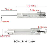 Actuator liniar, mișcare reciprocă, reglarea vitezei