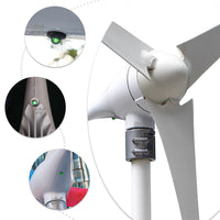 Windturbinegenerator, 400W vermogensopbrengst, geschikt voor thuisgebruik.