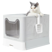 Cat Litter Box, Front Entry, Foldable