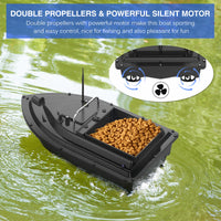 GPS Fishing Bait Boat, Large Bait Container, 400-500M Remote Range