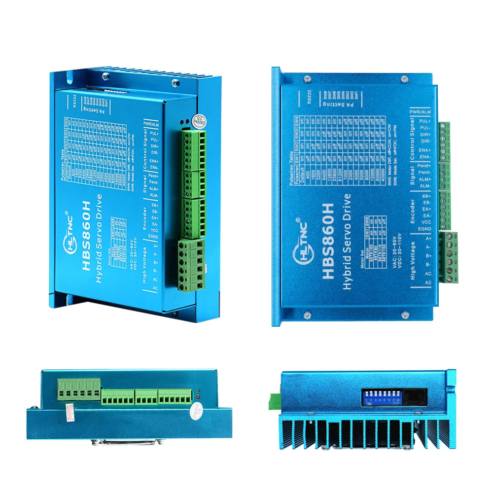 CNC Nema 34 Lukket Sløjfe Servo Stepper Motor, Encoder Driver, MACH3 Interface Board