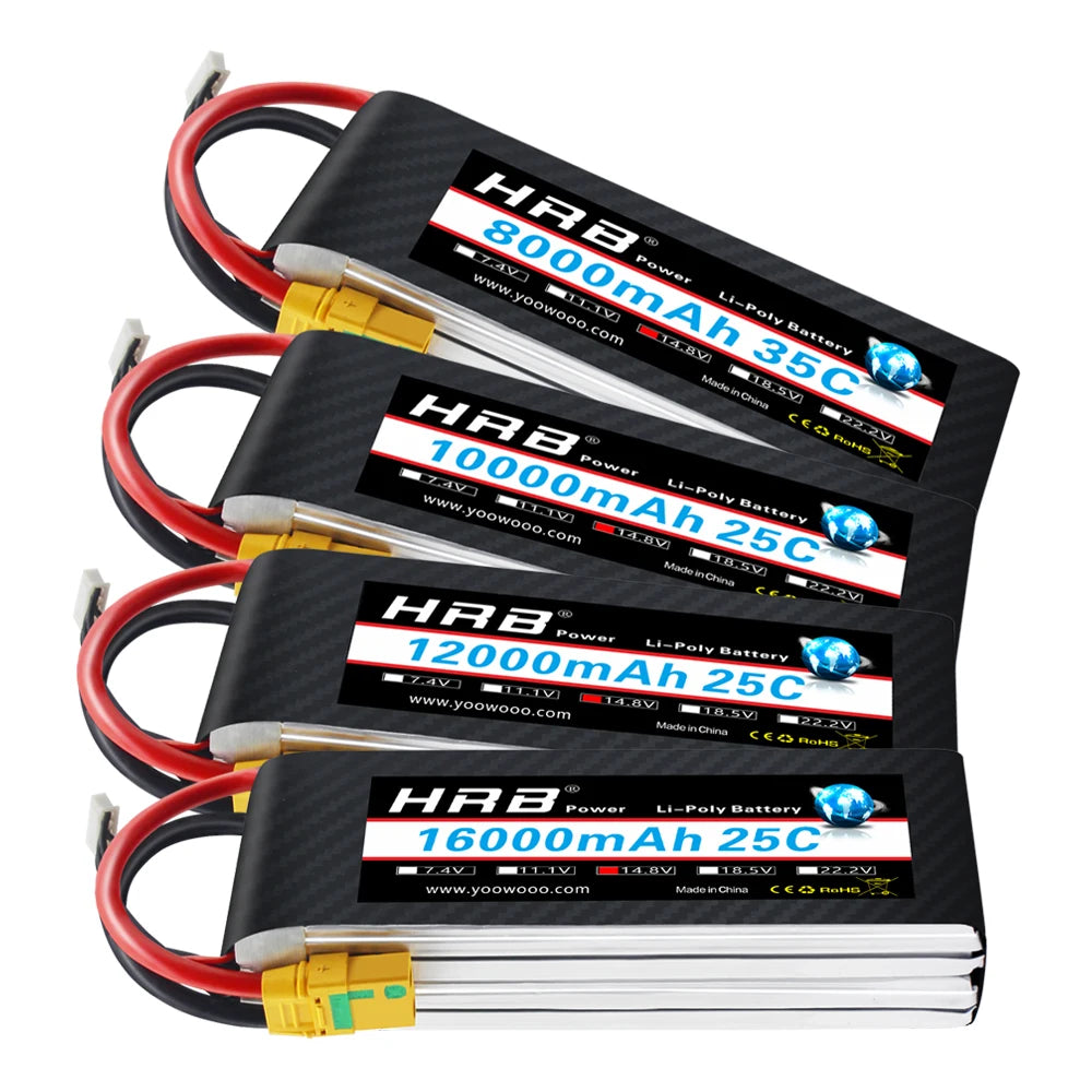 RC Lipo Batterij, 14,8v, Hoge Capaciteit