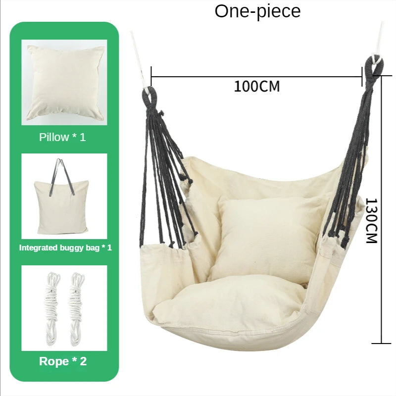 Hammock Hanging Chair, College Student Dormitory Hammock, Indoor Camping Swing Adult