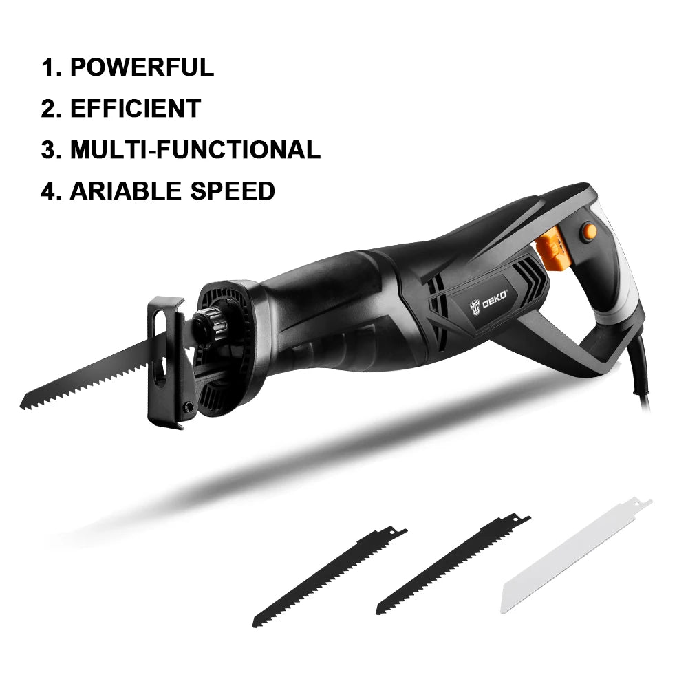 Electric Saw, 900W Power, Reciprocating Motion