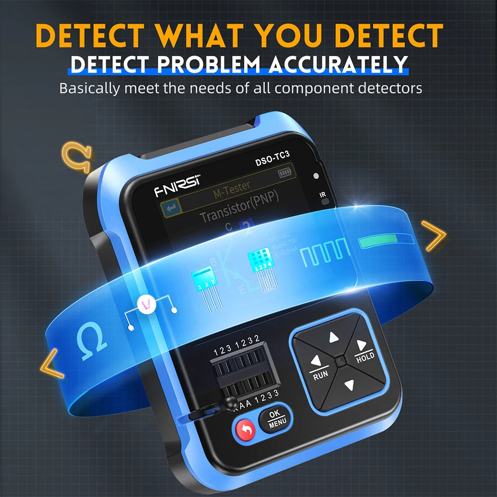 Handheld-Oszilloskop, Transistortester, Signalgenerator