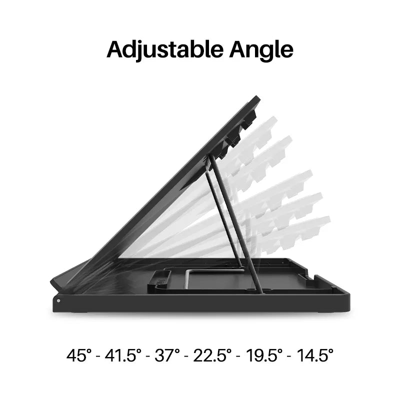 Huion Justerbar Ställning, Metall Multi-Vinkel Fäste, Portabel Ställning